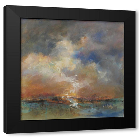 Sylvan Stream Black Modern Wood Framed Art Print by Doyle, Anne Farrall