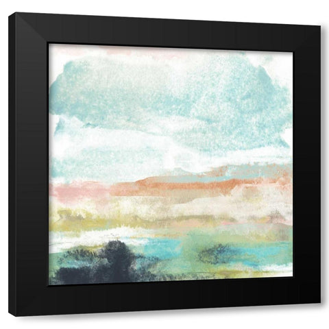 Mesa Vista I Black Modern Wood Framed Art Print by Vess, June Erica