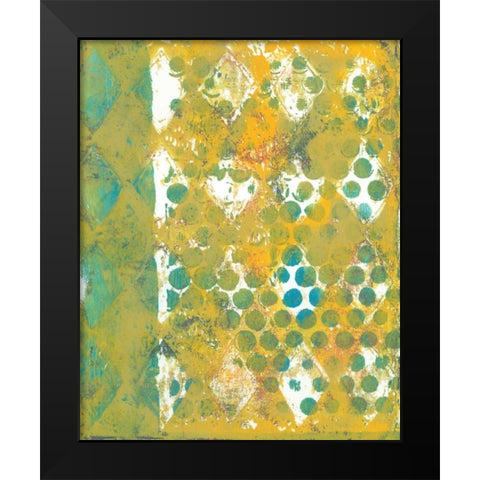 Harlequin Abstract I Black Modern Wood Framed Art Print by McCavitt, Naomi