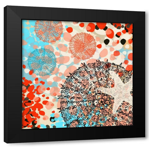 Exotic Sea Life III Black Modern Wood Framed Art Print with Double Matting by Orlov, Irena