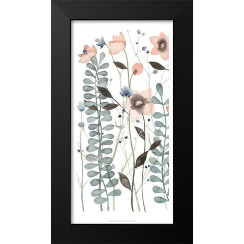 Ethereal Triptych I Black Modern Wood Framed Art Print by Popp, Grace