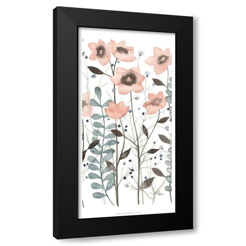 Ethereal Triptych II Black Modern Wood Framed Art Print with Double Matting by Popp, Grace