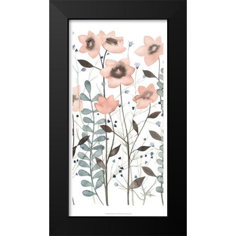 Ethereal Triptych II Black Modern Wood Framed Art Print by Popp, Grace