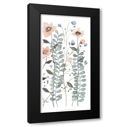 Ethereal Triptych III Black Modern Wood Framed Art Print by Popp, Grace