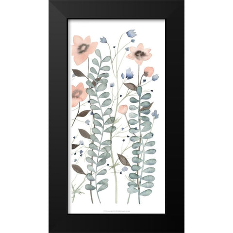 Ethereal Triptych III Black Modern Wood Framed Art Print by Popp, Grace