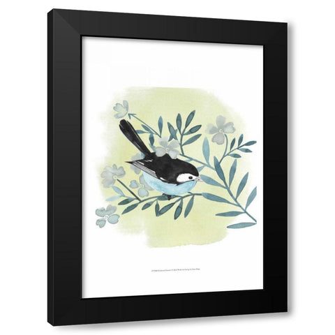 Feathered Friends I Black Modern Wood Framed Art Print with Double Matting by Popp, Grace