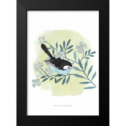 Feathered Friends I Black Modern Wood Framed Art Print by Popp, Grace