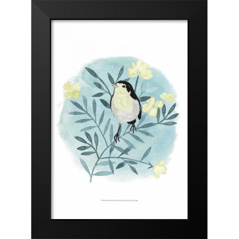 Feathered Friends II Black Modern Wood Framed Art Print by Popp, Grace