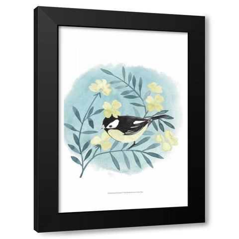 Feathered Friends IV Black Modern Wood Framed Art Print by Popp, Grace