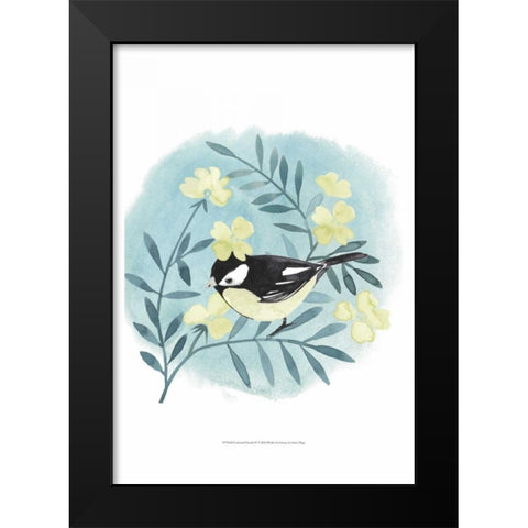 Feathered Friends IV Black Modern Wood Framed Art Print by Popp, Grace