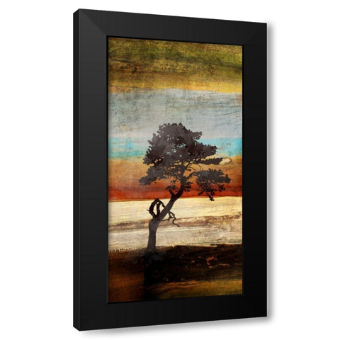 Fall Colors II Black Modern Wood Framed Art Print with Double Matting by Orlov, Irena
