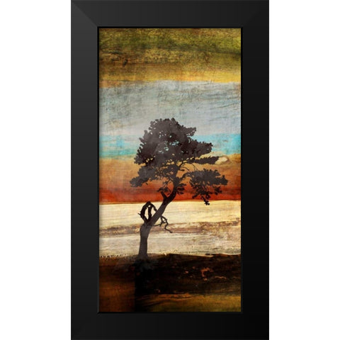 Fall Colors II Black Modern Wood Framed Art Print by Orlov, Irena