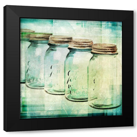 Canning Season II Black Modern Wood Framed Art Print by Orlov, Irena