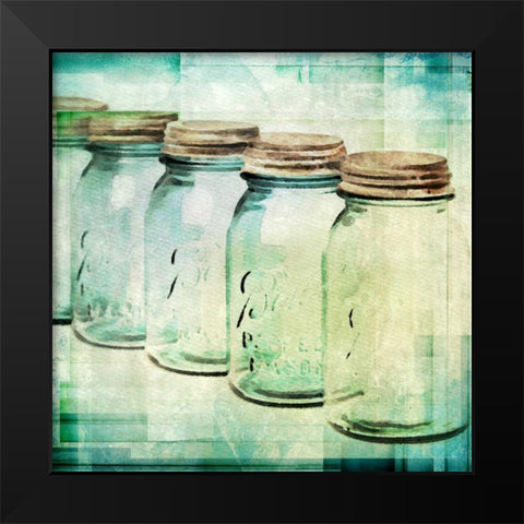 Canning Season II Black Modern Wood Framed Art Print by Orlov, Irena