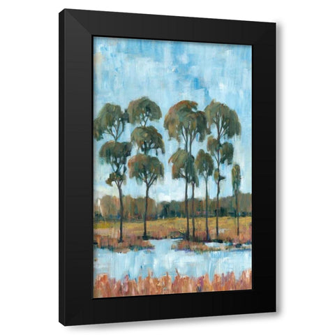 Trees in the Marsh I Black Modern Wood Framed Art Print by OToole, Tim