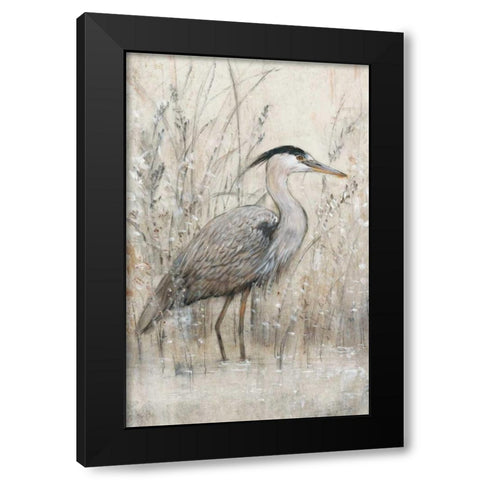 Hunt in Shallow Waters I Black Modern Wood Framed Art Print with Double Matting by OToole, Tim