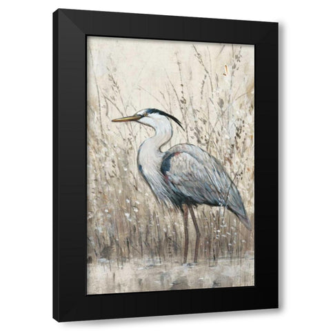 Hunt in Shallow Waters II Black Modern Wood Framed Art Print by OToole, Tim