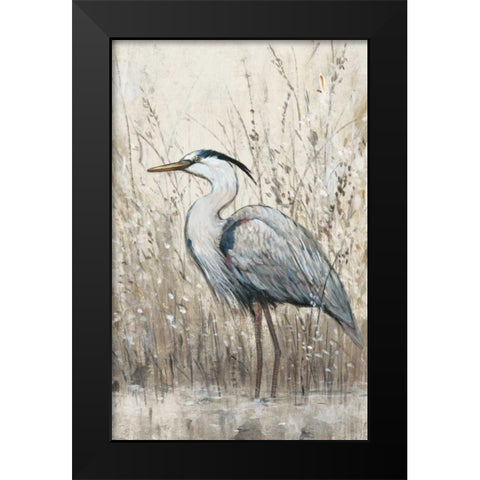 Hunt in Shallow Waters II Black Modern Wood Framed Art Print by OToole, Tim