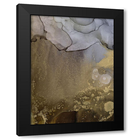 Amethyst and Umber I Black Modern Wood Framed Art Print with Double Matting by Borges, Victoria