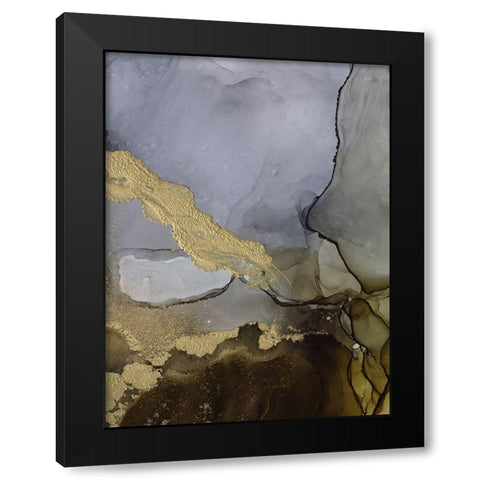 Amethyst and Umber II Black Modern Wood Framed Art Print by Borges, Victoria