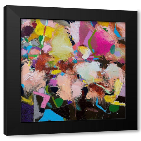 The Can Can Black Modern Wood Framed Art Print with Double Matting by Friedlander, Allan