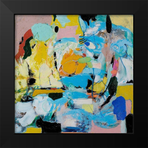 World of Action Black Modern Wood Framed Art Print by Friedlander, Allan