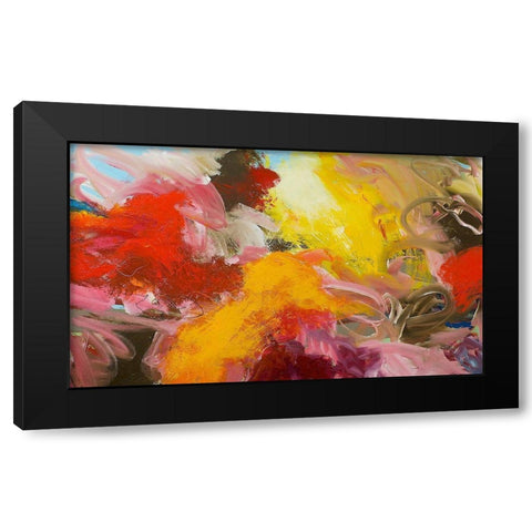 Morning Burst Black Modern Wood Framed Art Print with Double Matting by Friedlander, Allan
