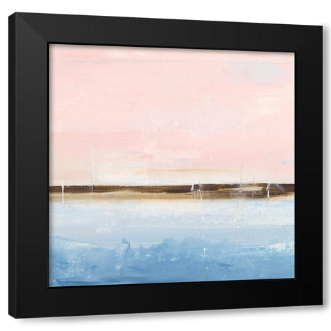 Pink Sands II Black Modern Wood Framed Art Print by Harper, Ethan