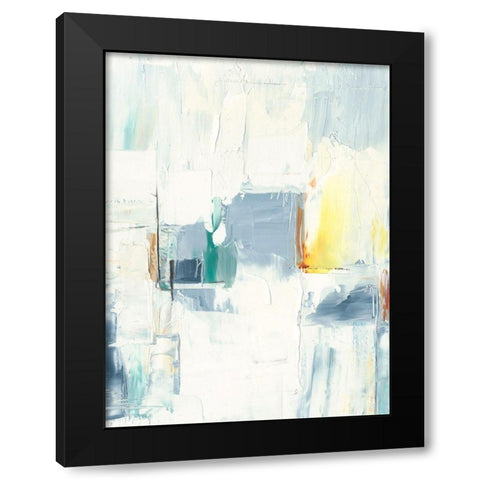 Rainy City I Black Modern Wood Framed Art Print with Double Matting by Harper, Ethan