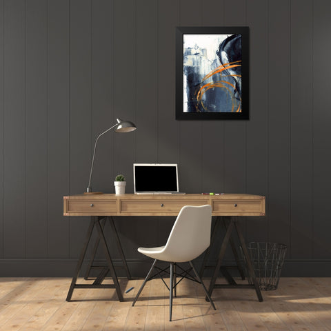 Orange Rind I Black Modern Wood Framed Art Print by Harper, Ethan