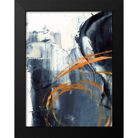 Orange Rind I Black Modern Wood Framed Art Print by Harper, Ethan