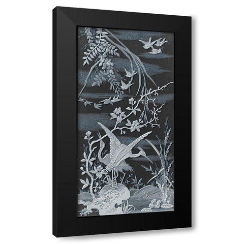 Nature Panel I Black Modern Wood Framed Art Print by Stellar Design Studio
