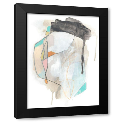 Whisk I Black Modern Wood Framed Art Print by Vess, June Erica