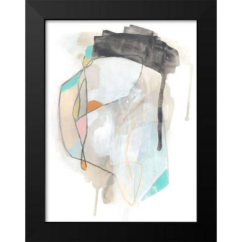 Whisk I Black Modern Wood Framed Art Print by Vess, June Erica