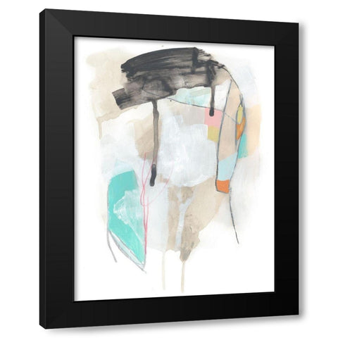 Whisk II Black Modern Wood Framed Art Print by Vess, June Erica