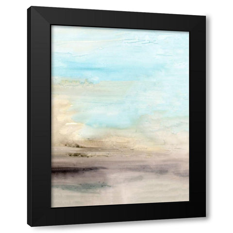 Desert Plane I Black Modern Wood Framed Art Print with Double Matting by Stellar Design Studio