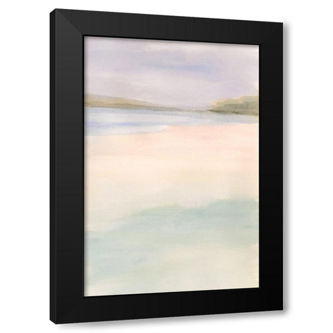 Island Calm I Black Modern Wood Framed Art Print by Stellar Design Studio