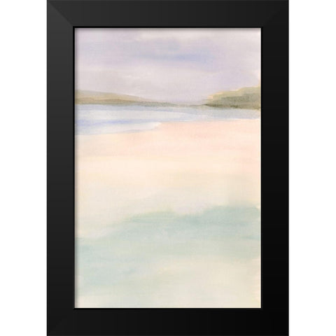 Island Calm I Black Modern Wood Framed Art Print by Stellar Design Studio