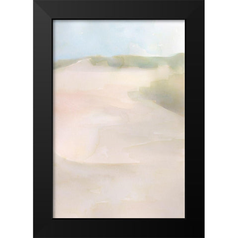 Island Calm IV Black Modern Wood Framed Art Print by Stellar Design Studio