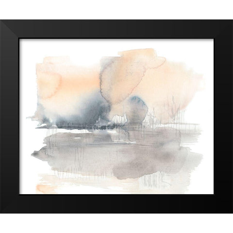 Blush Haze II Black Modern Wood Framed Art Print by Goldberger, Jennifer