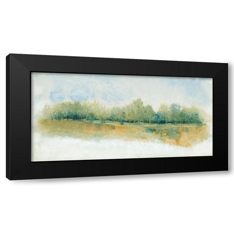 Wind Break I Black Modern Wood Framed Art Print with Double Matting by OToole, Tim