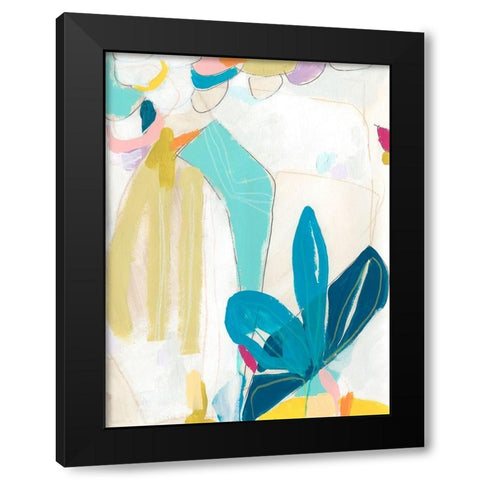 Mosaic Dream I Black Modern Wood Framed Art Print by Vess, June Erica