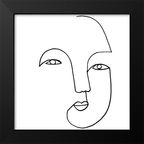 UA Minima III Black Modern Wood Framed Art Print by Borges, Victoria