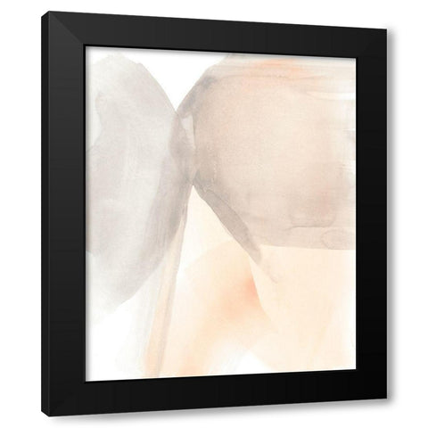 Light Touch II Black Modern Wood Framed Art Print with Double Matting by Goldberger, Jennifer