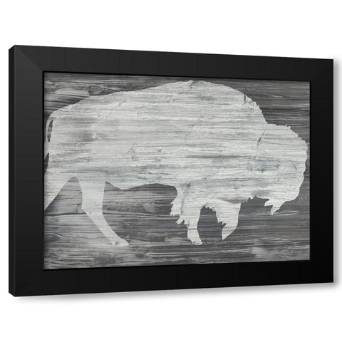 Vintage Plains Animals VI Black Modern Wood Framed Art Print by Vess, June Erica