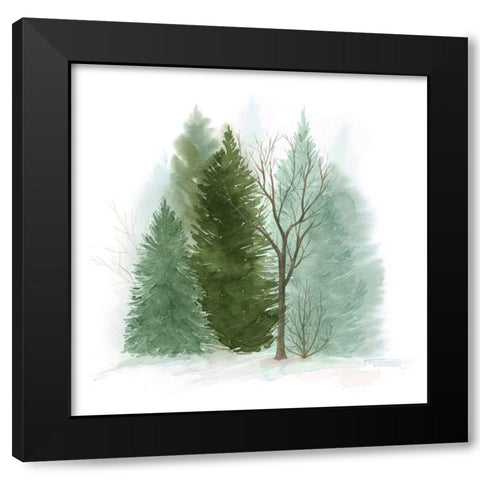 Walk in the Woods II Black Modern Wood Framed Art Print by Popp, Grace