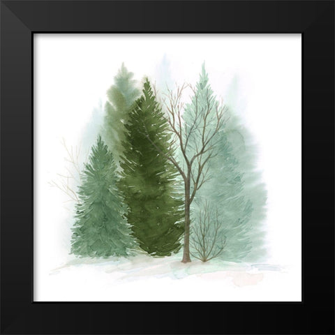 Walk in the Woods II Black Modern Wood Framed Art Print by Popp, Grace