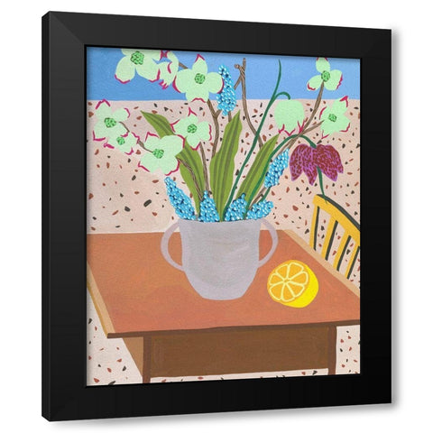 Portrait of Home III Black Modern Wood Framed Art Print with Double Matting by Wang, Melissa