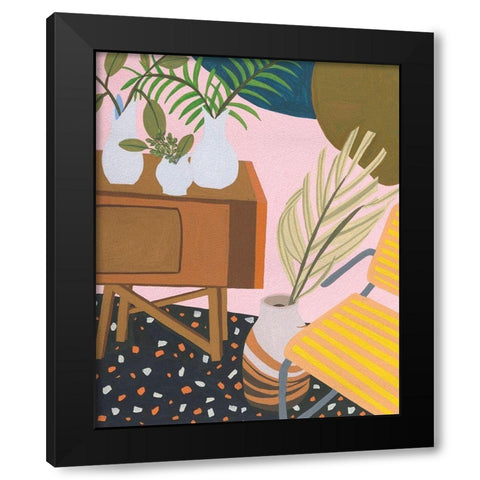Portrait of Home IV Black Modern Wood Framed Art Print with Double Matting by Wang, Melissa