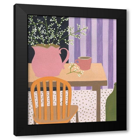 Portrait of Home VI Black Modern Wood Framed Art Print with Double Matting by Wang, Melissa